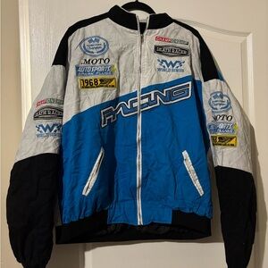 Fashion Nova Plus Racer Jacket